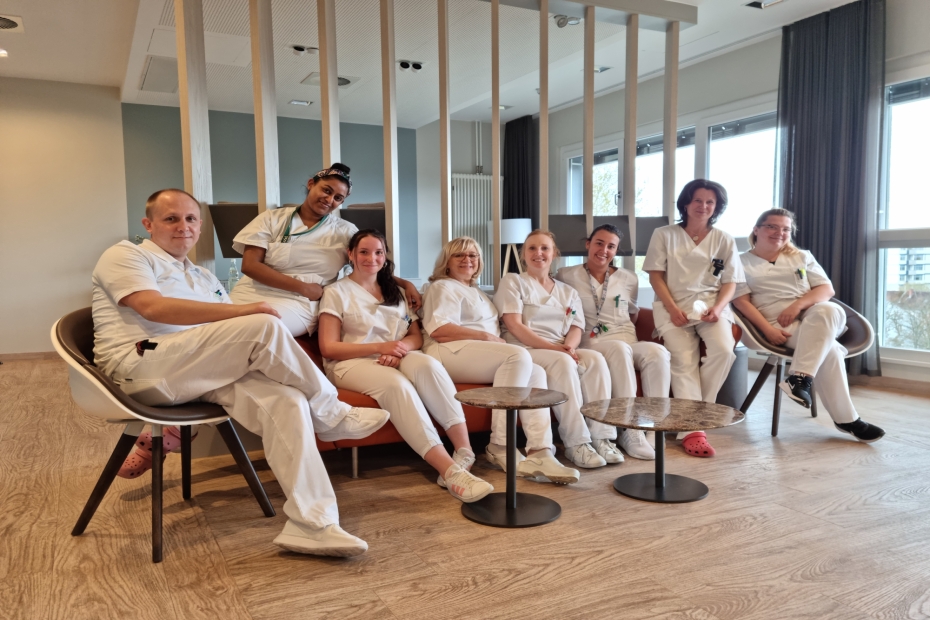 Gruppenfoto Pflege Komfortstation