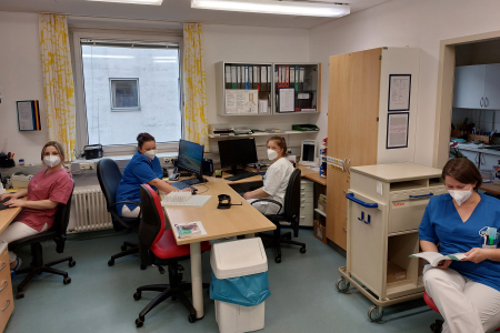 Teamomat: Blick ins Dienstzimmer