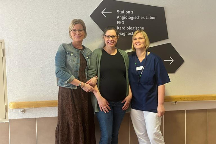 Teamomat: Porträt vom Leitungsteam Dorothea Fuchs, Gina Callsen und Manuela Lange
